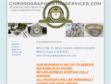 Tablet Screenshot of chronographwatchservices.com